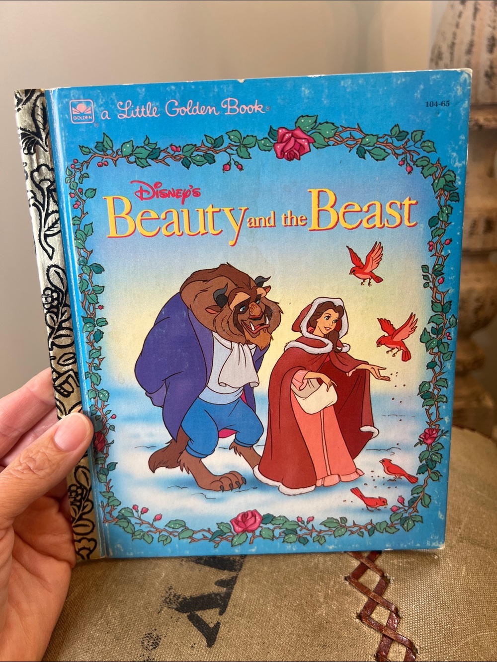 Vintage a Little Golden Book Beauty and the Beast